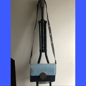 Blue crossbody bag